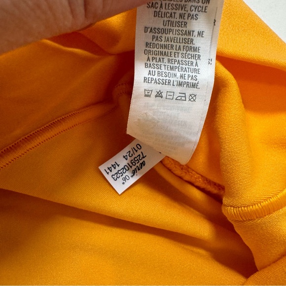 Offline by Aerie Tiebreaker Pleated Skort Tennis Skirt in Petal Orange Large - Picture 9 of 11